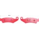 Тормозные колодки (дисковые) Honda CRM 250 R/CRM 75/NX 250/XL 250 RL/XR 250/CR 500/ ATC 350, к-кт, красные YONGLI
