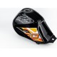 X-Road Light 200-250 Бак топливный, чёрный с оранжевым рисунком Китай