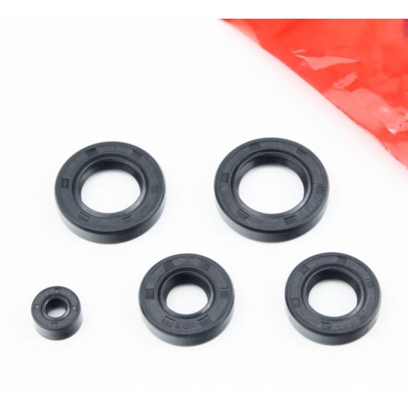 Сальники к-кт 5шт (6,5x14,5x7/ 14x28x7/ 16x28x7/ 20x34x7/ 22x35x7) двигателя, CB/CG-150cc Viper