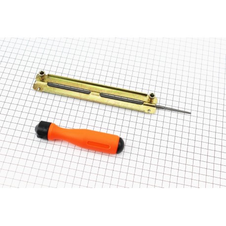 Напилок з рукояткою (пластик) + планка, к-кт 4,8мм Китай