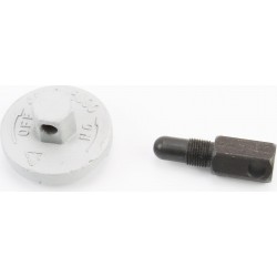 Ключ снятия сцепления (вариатора, муфты) бензопилы, с фиксатором поршня М14, к-кт Китай