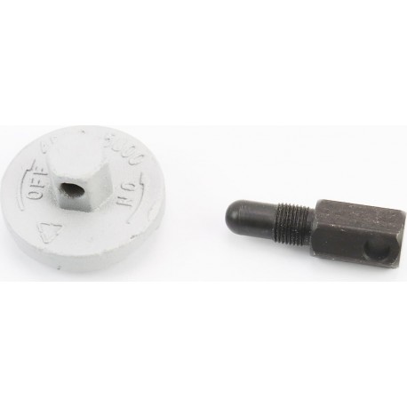 Ключ снятия сцепления (вариатора, муфты) бензопилы, с фиксатором поршня М14, к-кт Китай