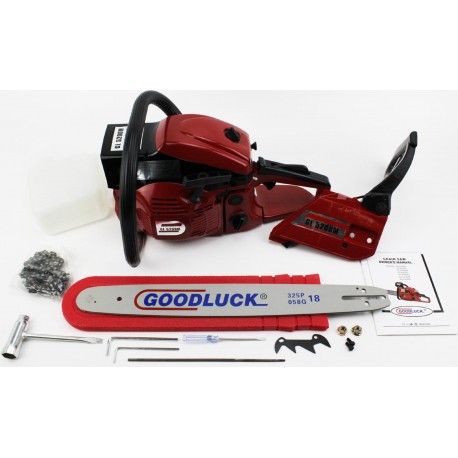 Бензопила GoodLuck GL5200M 52cc (2,7кВт. шина 18", цепь 325-1,5-72зв. круг. зуб) с подкачкой, треугольная коробка GoodLuck