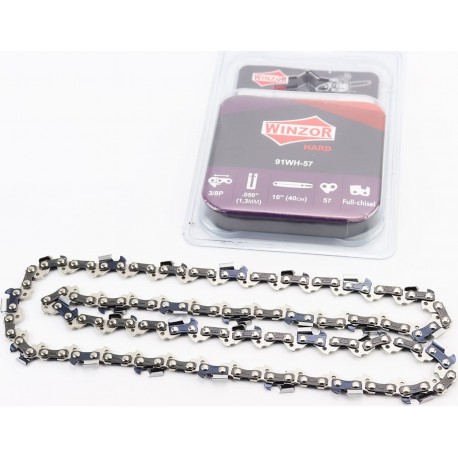 Ланцюг 3/8"-1,3мм, 57зв. квад. зуб (на Partner-16"), "HARD" WINZOR