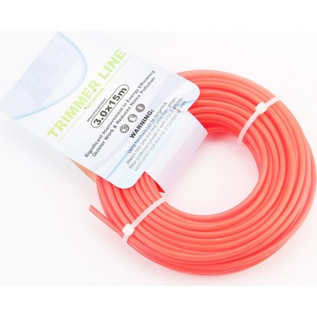 Струна косильна d-3,0мм 15м "коло" (різні кольори) Китай