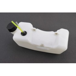 Бак топливный 1E40F-1E44F (крепление 2отв, горловина прямая) Китай