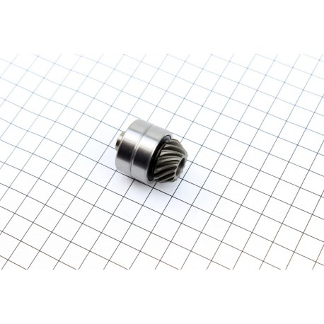 Шестерня редуктора нижнего ведущая под вал 9Т + подшипник Китай