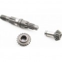 Вал редуктора нижнього + шестерня 2шт 7T, к-кт 3шт Китай