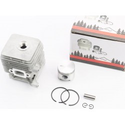 Циліндр, к-кт (цпг) 34мм (палець 8мм) (без різьби під шпильки) Stihl FS-38/45/55, мм55, BT45 WOODMAN