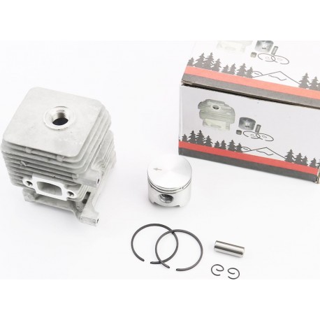 Циліндр, к-кт (цпг) 34мм (палець 8мм) (без різьби під шпильки) Stihl FS-38/45/55, мм55, BT45 WOODMAN