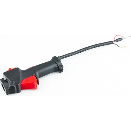 Ручка газу + трос тип 3, (курок "широкий", без труби) Китай