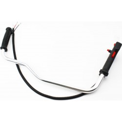 Ручка газу + трос (курок "широкий", з трубою, цільна) Китай 202432