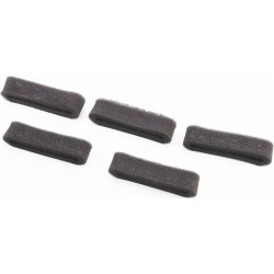 Фільтр повітряний-елемент круглий, поролон з просоченням, чорний, к-кт 5шт Україна