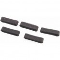 Фільтр повітряний-елемент круглий, поролон з просоченням, чорний, к-кт 5шт Україна