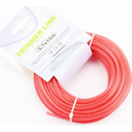 Леска, d-2,7мм 15м "звезда" (разные цвета) Китай