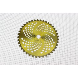 Ніж 40Тх255мм побідитові зуби, "GOLD" на блістері Китай