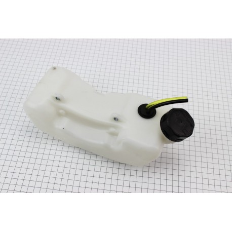 Бак паливний 1E40F-1E44F (кріплення 2отв, горловина пряма) NOKER