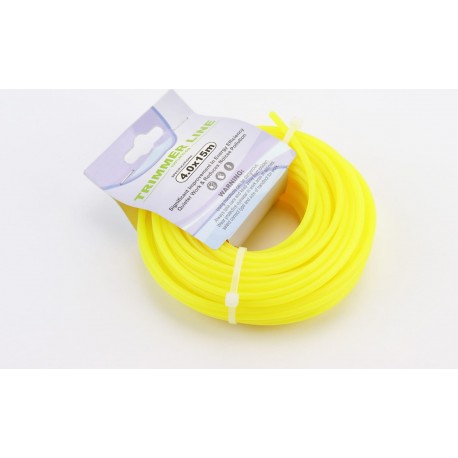 Леска, d-4,0мм 15м "круг" (разные цвета) Китай