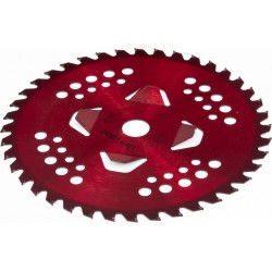 Нож 40Тх255мм победитовые зубья "лепесток", "RED" Китай