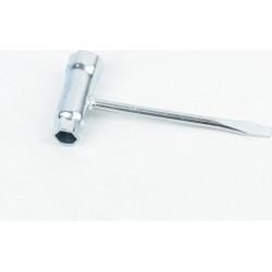 Ключ свічковий для бензопили, 13/19мм, L-140мм (викрутка пласка) Китай