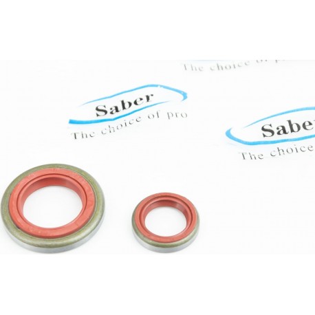 Сальники, к-кт 2шт (13x19x4/ 18x29,6x5) MS-440, металл SABER