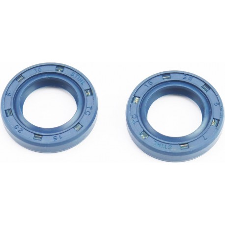 Сальник (15x25x5), к-кт 2шт, MS-170/171/180/181/190/191/210/211/211C/230/231/250/270/271/280/291/311/391-лів. або прав., синій К