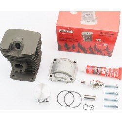 Циліндр, к-кт (цпг) MS-180 38мм (палець 10мм), чорний + піддон + свічка + герметик + болти WINZOR