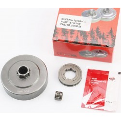 Тарілка зчеплення + зірка 3/8-7 MS-170/171/180/181/190T/191T/210/211/230/250 + підшипник + мастило WINZOR