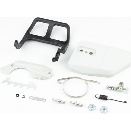 Ручка гальма MS-170/180 + кришка + пружини + шпильки + натягувач + зуби, к-кт Китай