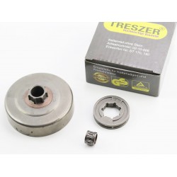 Тарелка сцепления + звезда 3/8-7 MS-170/171/180/181/190T/191T/210/211/230/250 + подшипник TRESZER