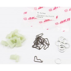 Собачка стартера + скоба + шайба 10к-кт MS-170/171/180/181/200/210/211/230/250/260/290/310/341/360/361/380 AKME