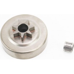 Тарелка сцепления "звезда" 325-7 Husqvarna-136/137/141/142/235/240/325 JONSERED, POULAN + подшипник Китай