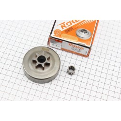 Тарелка сцепления "звезда" 325-7 Husqvarna-136/137/141/142/235/240/325, Partner-365, OLEO MAC 941 + подшипник NOKER