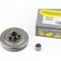 Тарелка сцепления "звезда" 325-7 Husqvarna-340/345/350/351/353/357/359/445/450/560 + подшипник TRESZER