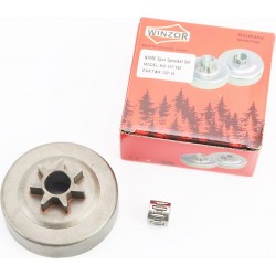 Тарелка сцепления "звезда" 325-7 Husqvarna-136/137/141/142/235/240/325, Partner-365, OLEO MAC 941 POULAN + подшипник WINZOR