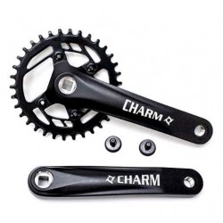 Шатун Prowheel MTB Race, для трансмиссии 1 х 10/11 Spd, алюминиевый под квадрат, звезда  сьемная 34Т