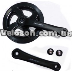 ШАТУН детский PRO-B36PP, АЛЮМИНИЕВЫЙ, Звезда: 36Т, Длина:152мм, Цвет: черный, Двойная пластик. защита