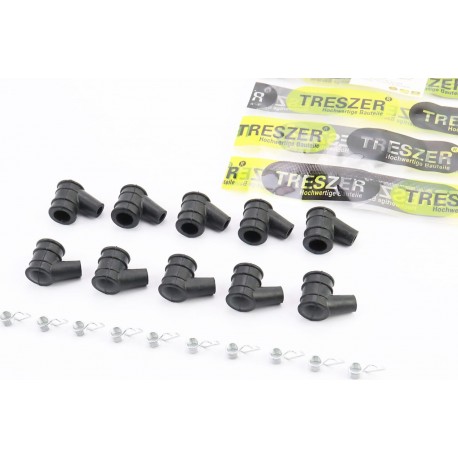 Колпачок свечной "люлька" + пружина, к-кт 10шт TRESZER