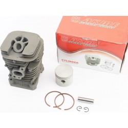 Цилиндр, к-кт (цпг) 41мм (палец 10мм), чёрный Partner-350/351/352/371/390/391/420/2035, JONSERED-CS2137/CS2138, MCCULLOCH AKME