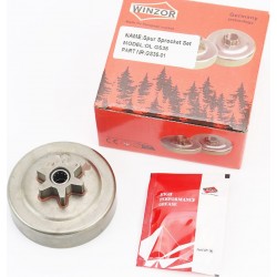 Тарілка зчеплення "зірка" 3/8-6 OLEO MAC-GS35/350С + підшипник WINZOR