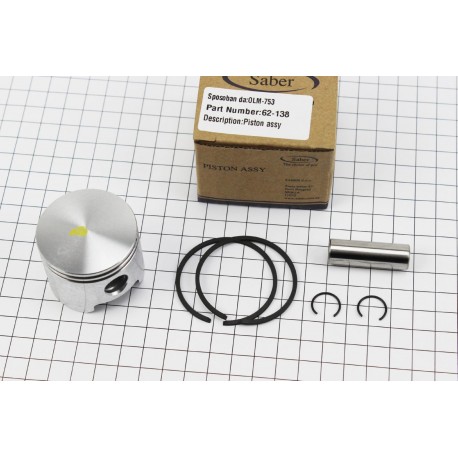 Поршень, к-кт 45мм (палець 12мм) OLEO 753, EFCO 8550 SABER