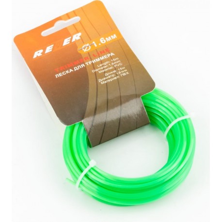 Леска, d-1,6мм 15м "квадрат" REZER
