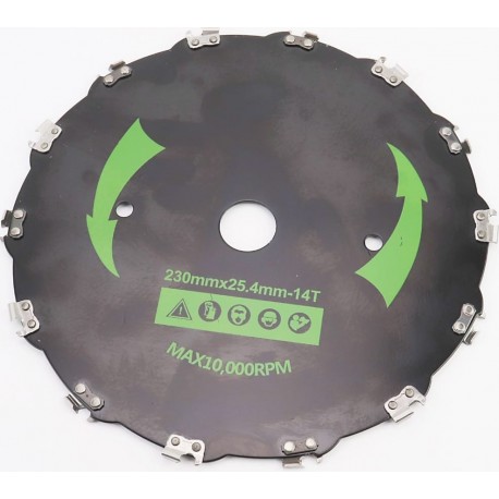 Ніж 14Тх230мм з ланцюгом Китай