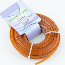 Леска, d-4,0мм 15м "квадрат", двухкомпонентная (разные цвета) Китай