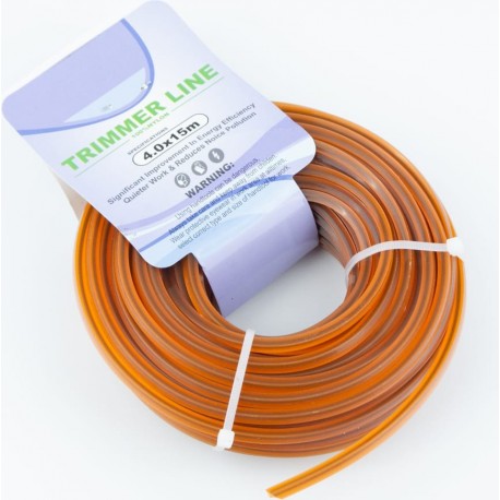 Струна косильна d-4,0мм 15м "квадрат", двокомпонентна (різні кольори) Китай