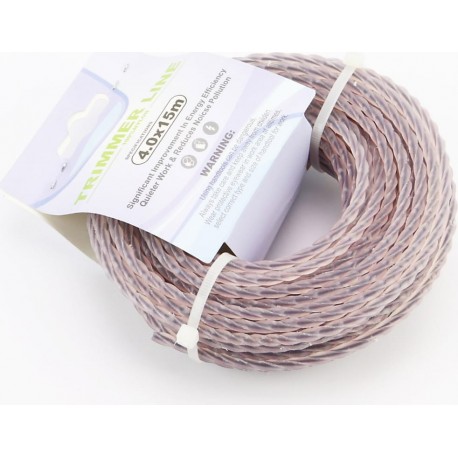 Леска, d-4,0мм 15м "сверло", двухкомпонентная (разные цвета) Китай