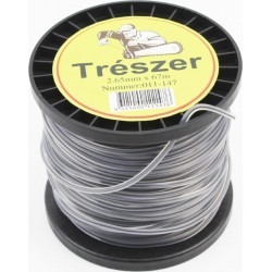 Леска, d-2,7мм 67м "квадрат", двухкомпонентная TRESZER