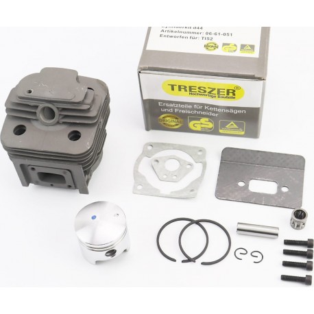 Циліндр, к-кт (цпг) 44мм (палець 10мм), чорний TRESZER