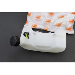 Бак паливний 1E40F-1E44F (кріплення 2отв, горловина збоку довга) NOKER