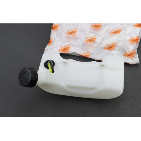 Бак паливний 1E40F-1E44F (кріплення 2отв, горловина збоку довга) NOKER